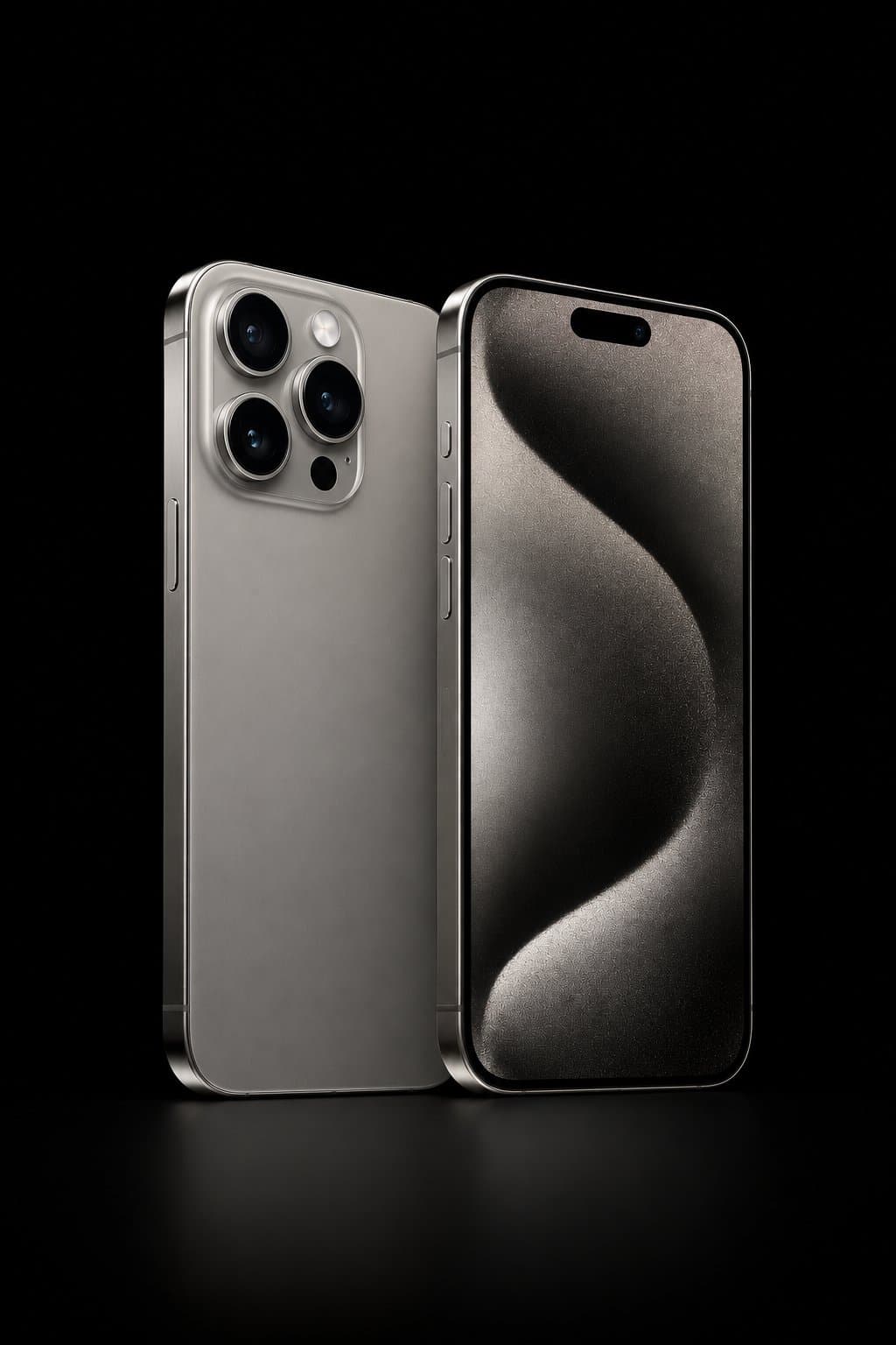 iPhone 15 Pro Max in Titan Natur